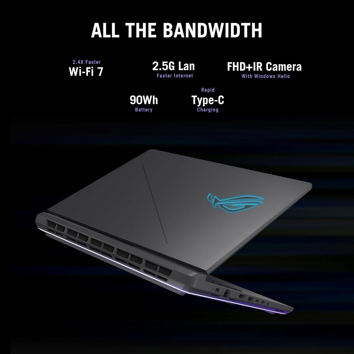 Portátil Gaming 16" FHD+ 165Hz con RTX 5060 e Intel i7