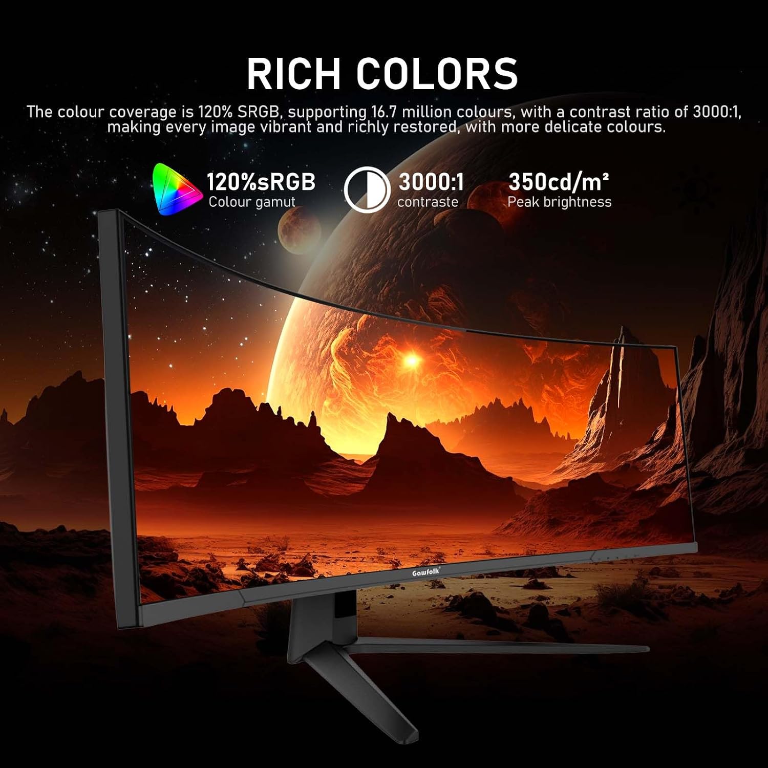 Monitor Gaming Curvo 45" Ultra-Wide 240Hz DQHD