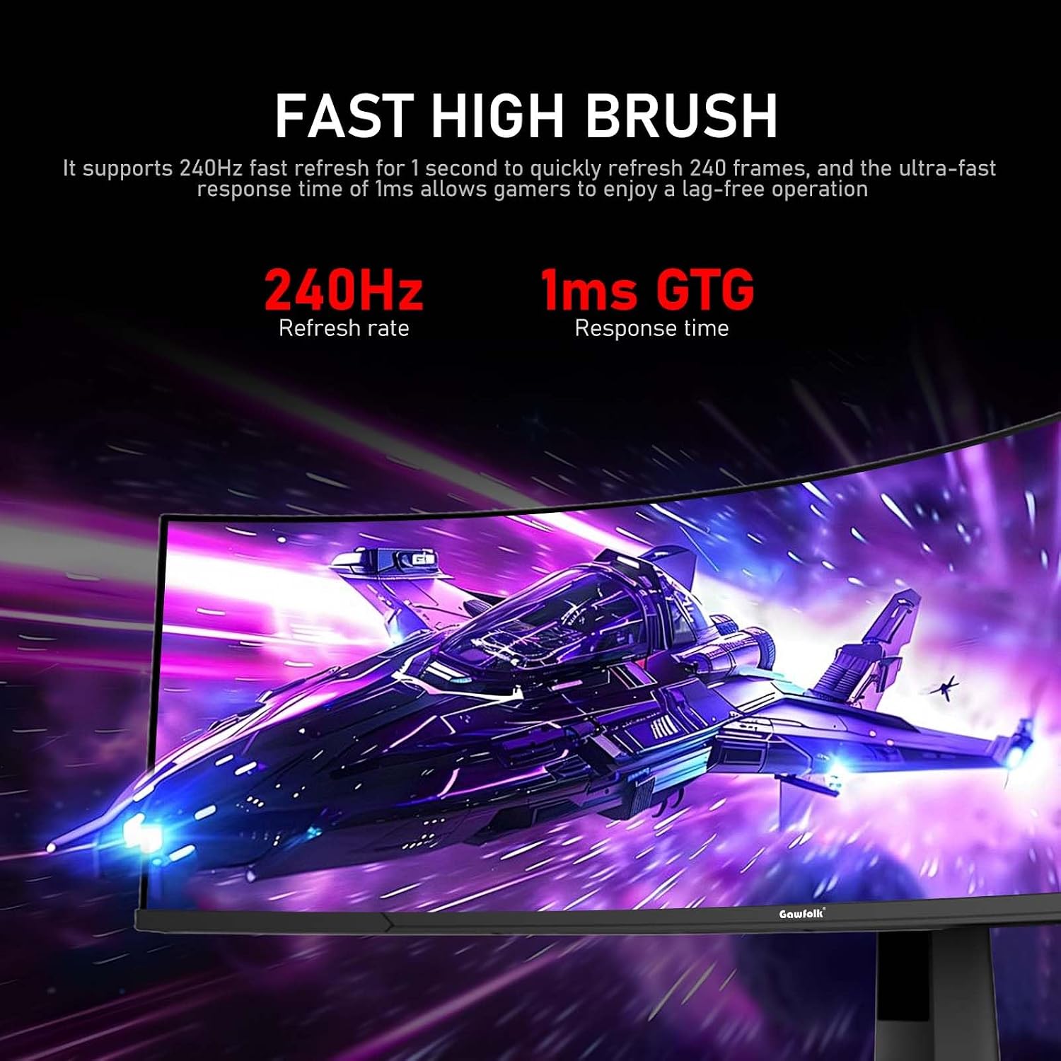 Monitor Gaming Curvo 45" Ultra-Wide 240Hz DQHD
