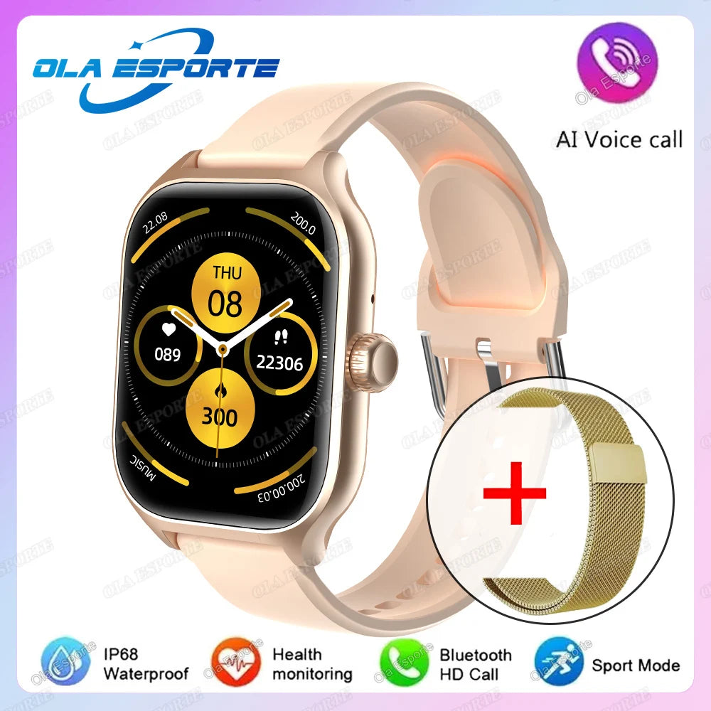 Go20Milan Color Reloj Smartwatch 2.01" AMOLED Llamadas BT Salud Avanzada