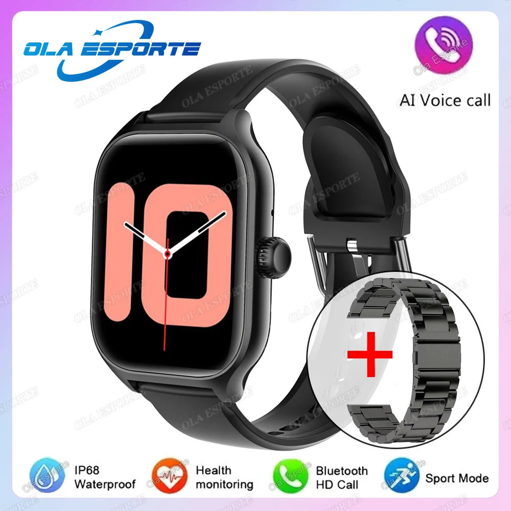 Bk20Szstrap Color Reloj Smartwatch 2.01" AMOLED Llamadas BT Salud Avanzada