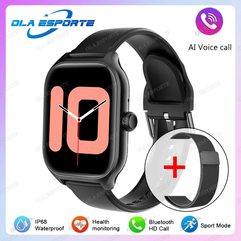 Bk20Milan Color Reloj Smartwatch 2.01" AMOLED Llamadas BT Salud Avanzada